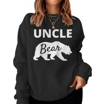 Uncle Bear Matching Family Outfit Christmas Uncle Women Sweatshirt | Mazezy