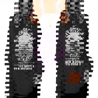 Never Underestimate A Girl With A Drum Kit Drummer Girl Women Sweatshirt - Thegiftio