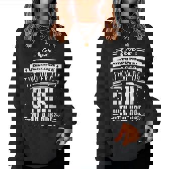 Never Underestimate A Girl With A Horse Equestrian Women Sweatshirt | Seseable CA