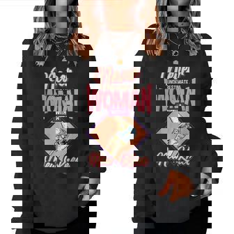Never Underestimate A New Knee Replacement Women Sweatshirt | Mazezy