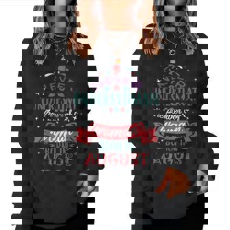 Never Underestimate A Woman Born In August Women Sweatshirt | Seseable UK
