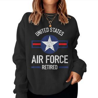 United States Air Force Retired Usaf Retirement Women Sweatshirt | Mazezy