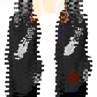 Va Fan Ghoul Italian Halloween Ghost Women Sweatshirt - Thegiftio UK