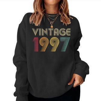 Vintage 1997 26Th Birthday 26 Years Old Men Women Retro Women Sweatshirt - Seseable