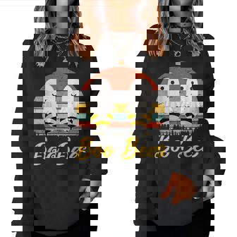 Vintage Boo Bees Halloween Vintage Bees Costume Boo Halloween Women Sweatshirt | Mazezy