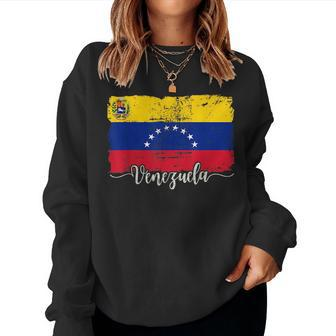 Vintage Venezuela Flag Men Women Kids Venezuela Country Women Sweatshirt | Mazezy CA