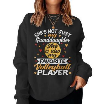 Volleyball Grandma Grandpa Women Sweatshirt | Mazezy