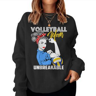 Volleyball Mom Unbreakable Women Sweatshirt | Mazezy