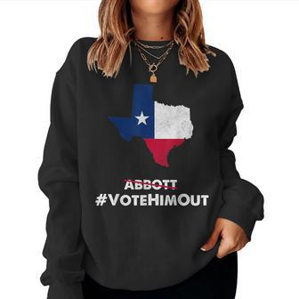 Vote Him Out Gregg Abbot Texas Governor Abbott Mississippi Women Sweatshirt | Mazezy