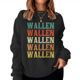 Wallen Vintage Retro For Kids Women Men Women Crewneck Graphic Sweatshirt - Monsterry