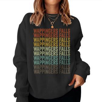 Wappingers Falls City Retro Women Sweatshirt | Mazezy AU