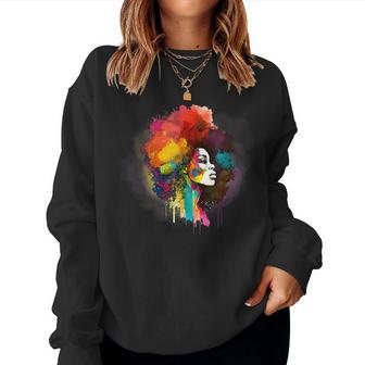 Women Junenth 1865 Black African American Women Kids Women Crewneck Graphic Sweatshirt - Seseable