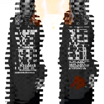 Womens Vet Bod Like A Dad Bod Stencil With More Back Pain Veteran Women Crewneck Graphic Sweatshirt - Thegiftio UK