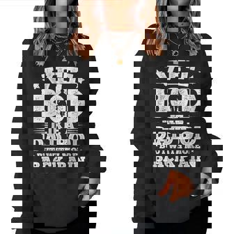 Womens Vet Bod Like Dad Bod But More Back Pain Veteran Dad Women Crewneck Graphic Sweatshirt - Thegiftio UK