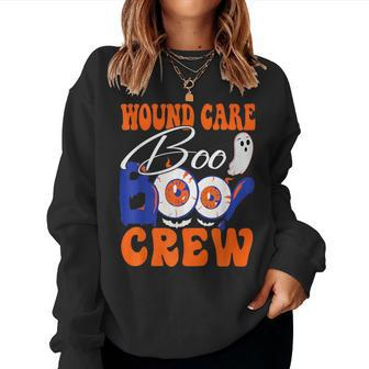 Wound Care Boo Boo Crew Doctor Nurse Halloween Women Sweatshirt - Monsterry AU