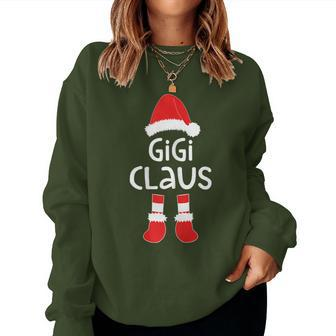 Gigi Claus Matching Christmas Women Sweatshirt - Thegiftio UK
