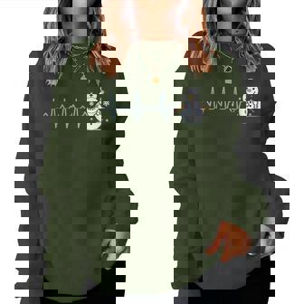 Heartbeat Nurse Snowman Nurse Christmas Women Sweatshirt | Mazezy