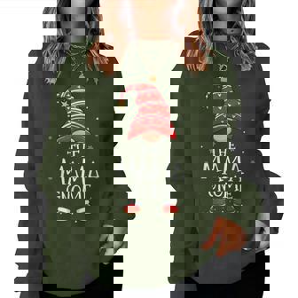 Mama Gnome Xmas Family Matching Christmas Gnomes Women Sweatshirt | Mazezy