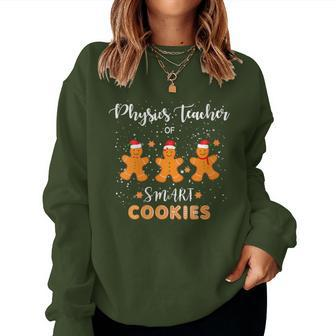 Physics Teacher Of Smart Cookies Christmas Women Sweatshirt | Mazezy