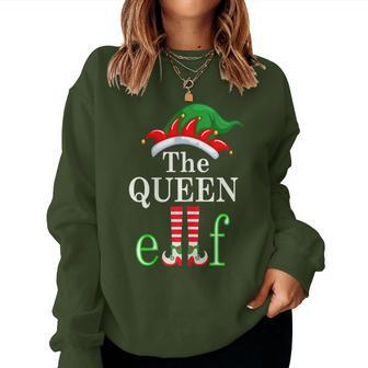 The Queen Elf Family Matching Group Christmas Pajama Women Sweatshirt - Monsterry