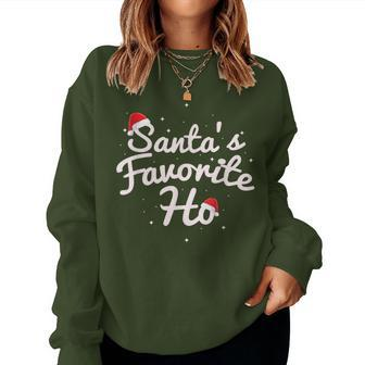 Santa Favorite Ho Sexy Hoe Christmas Holidays Women Sweatshirt - Thegiftio