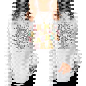 In My 3Rd Grade Teacher Era Back To School Retro Teacher Women Crewneck Graphic Sweatshirt | Seseable CA