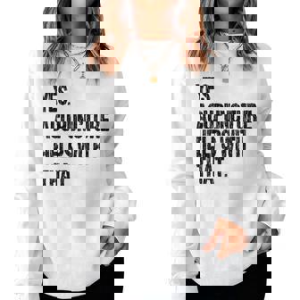 Acupuncture Distressed Cute Sarcastic Women Sweatshirt | Mazezy