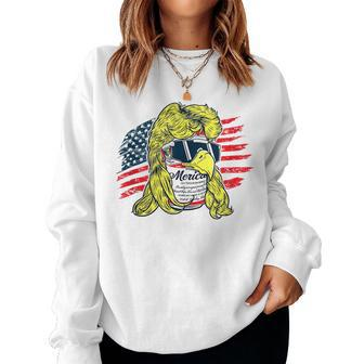 American Eagle Mullet Beer Beer Women Sweatshirt | Mazezy