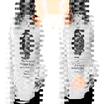 Ben Franklin And Beer Quote Women Sweatshirt | Mazezy