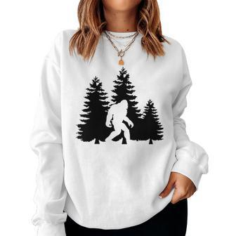 Bigfoot Forest Sasquatch Women Sweatshirt - Seseable