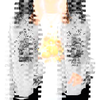 Christian Bible Verse I Praise Him In Every Fall Season Women Sweatshirt - Thegiftio