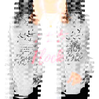 Couldnt Give A Flying Flock Flamingo Lover Flamingo Women Sweatshirt | Mazezy