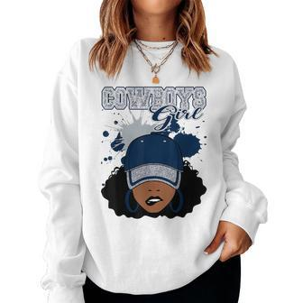 Cowboys Girl Sports Fan Team Spirit Women Sweatshirt - Monsterry DE