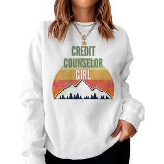 Credit Counselor For Women Credit Counselor Guy Women Sweatshirt | Mazezy