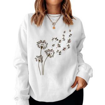 Dandelion Tricolor Corgi- For Mom Dad Lover Women Sweatshirt | Mazezy