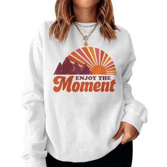 Enjoy The Moment Summer Road Trip Collection Women Sweatshirt | Mazezy