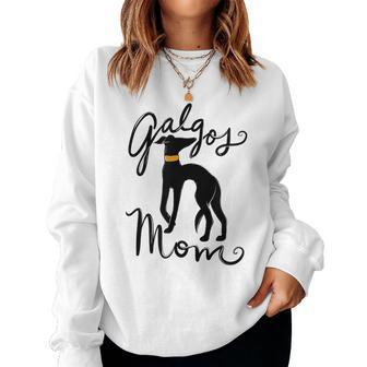 Galgos Mom Black Galgo Women Sweatshirt | Mazezy