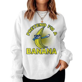 I'm A Banana Halloween Costume Halloween Halloween Women Sweatshirt | Mazezy