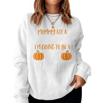Kids Big Brother Fall Pregnancy Announcement Halloween Halloween Women Sweatshirt | Mazezy