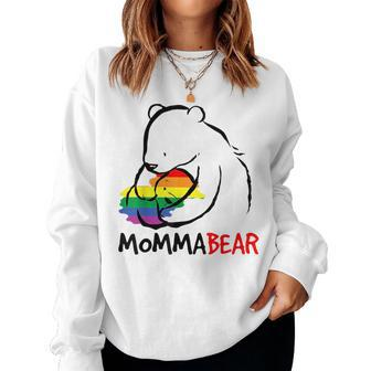 Momma Bear Gay Pride Proud Mom Lgbt Mama Sweatshirt | Mazezy