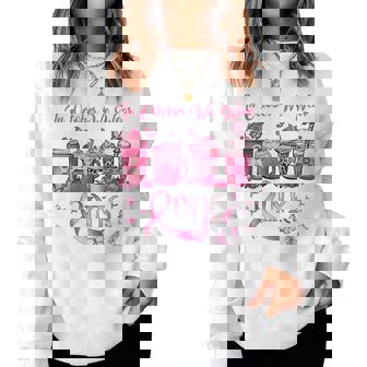 In October We Wear Pink Coffee Eye Latte Fall Autumn Season For Coffee Lovers Women Sweatshirt | Mazezy