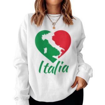 Proud Italian - Italia Forte Women Sweatshirt | Mazezy