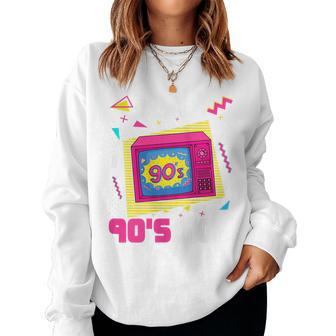 Rad 90S Mom 90S Aesthetic Mom Nostalgia 1990S For Mom Women Sweatshirt | Mazezy