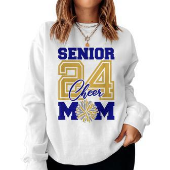 Senior Cheer Mom 2024 Cheerleader Parent Class Of 2024 Women Sweatshirt - Seseable