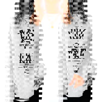 Spooky Fall Vibes Halloween Fall Vibes Spider Halloween Women Sweatshirt | Mazezy