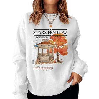 Star Fall Hollow Autumn Festival Women Sweatshirt - Seseable
