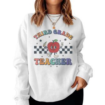 Third Grade Teacher Back To School Team 3Rd Grade Teachers Women Crewneck Graphic Sweatshirt - Seseable