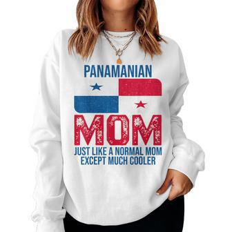 Vintage Panamanian Mom Panama Flag For Mother's Day Women Sweatshirt | Mazezy