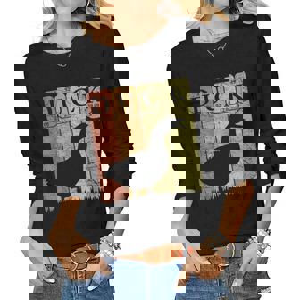 Duck Periodic Table Elements Duck Farmer Retro Women Graphic Long Sleeve T-shirt - Thegiftio