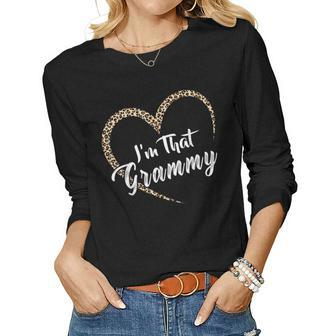 Grandma For Women Im That Grammy Grandma Women Graphic Long Sleeve T-shirt - Thegiftio UK